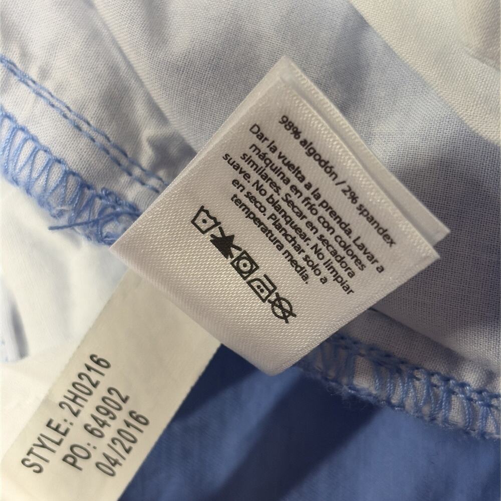 Women’s Size 16 Vineyard Vines Cotton/Spandex Shorty Shorts - Periwinkle Blue - Picture 6 of 6